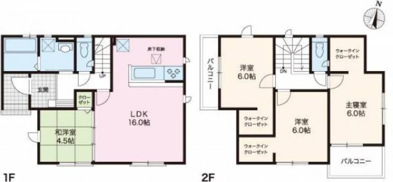 香美市土佐山田町東本町 一戸建 の間取り画像