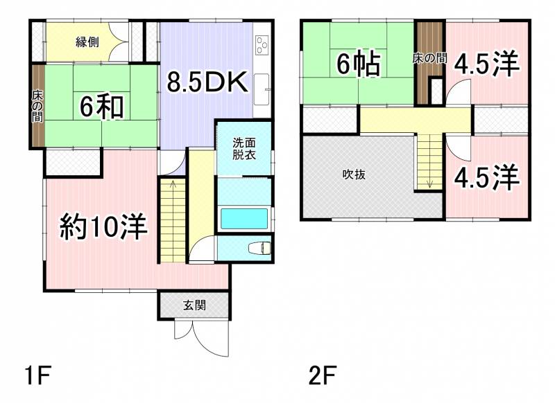 土佐市宇佐町宇佐 一戸建 の間取り画像