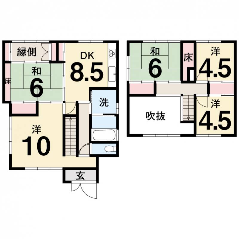 土佐市宇佐町宇佐 一戸建 の間取り画像