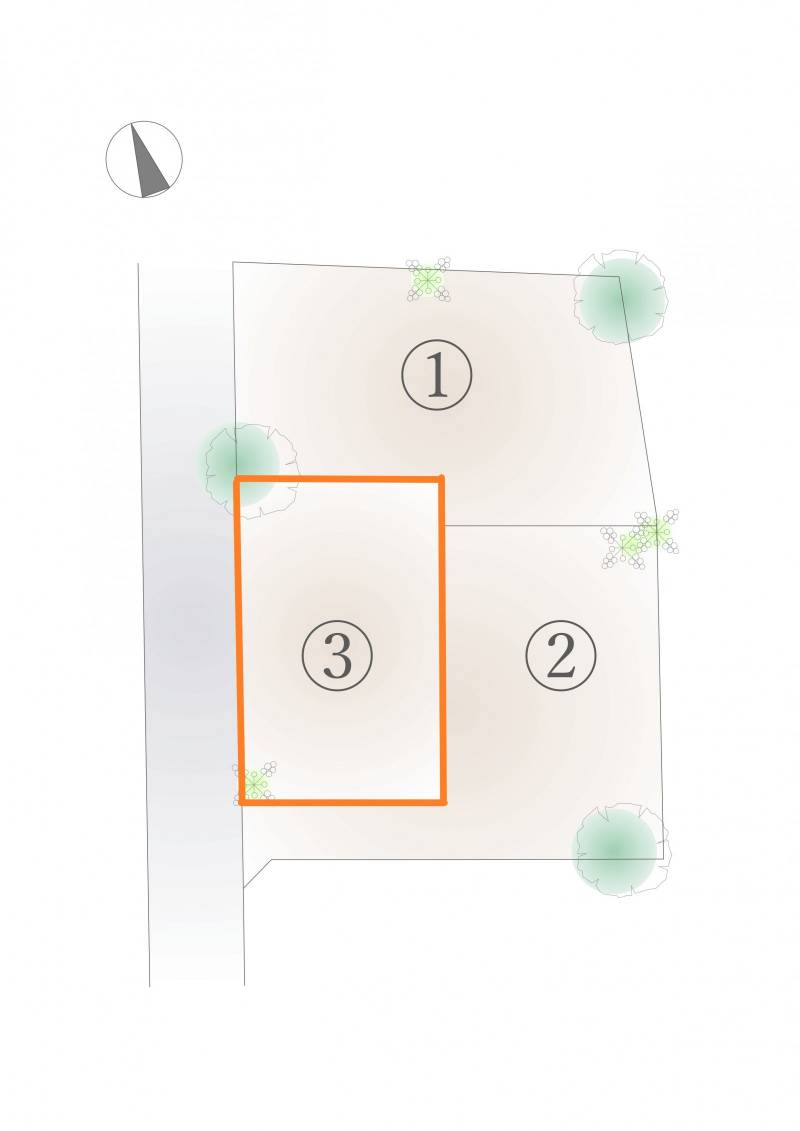 香南市野市町西野 丸和建設分譲地NOICHI3号地の区画図