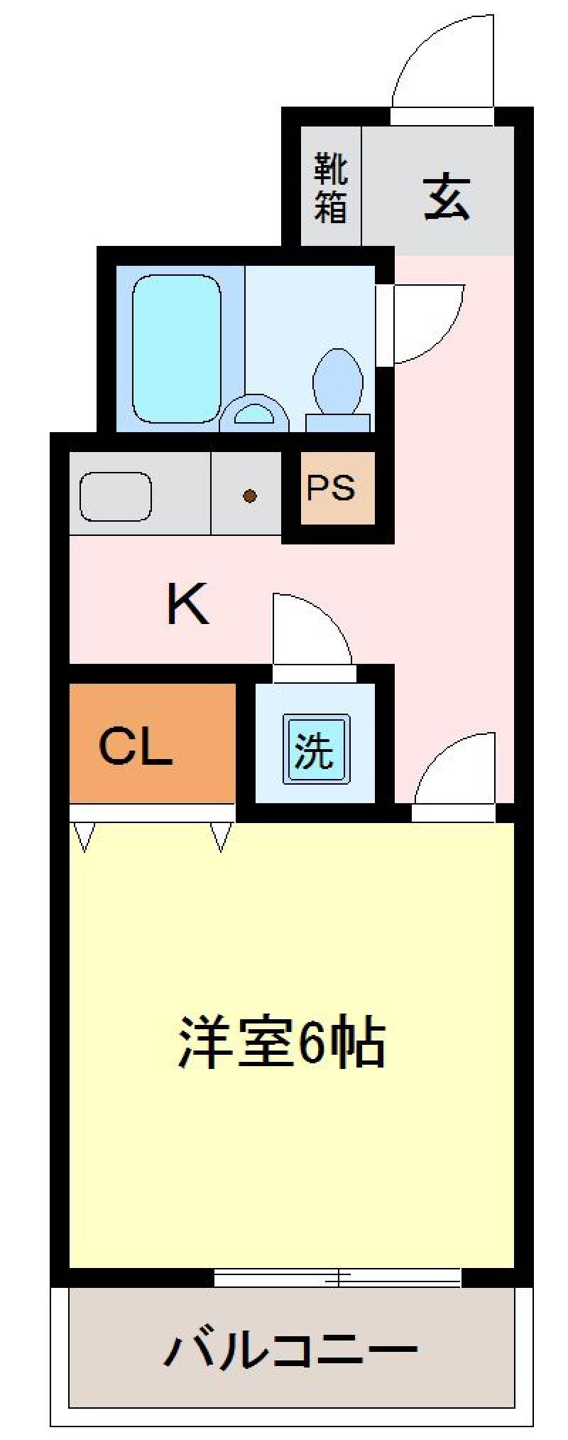 ダイアパレス桜馬場 502の間取り画像