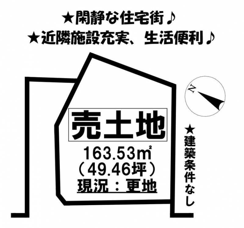 松山市松ノ木  の区画図