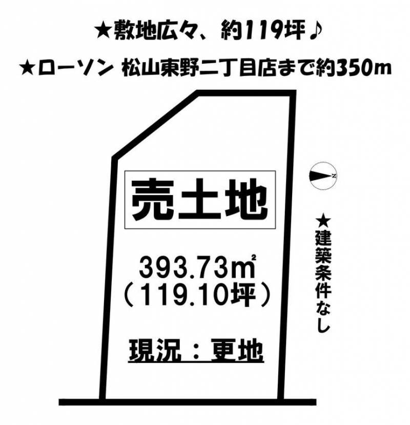 松山市正円寺  の区画図