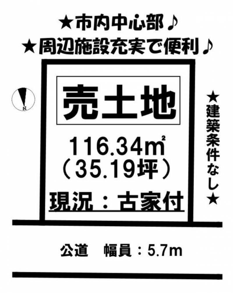 松山市千舟町  の区画図