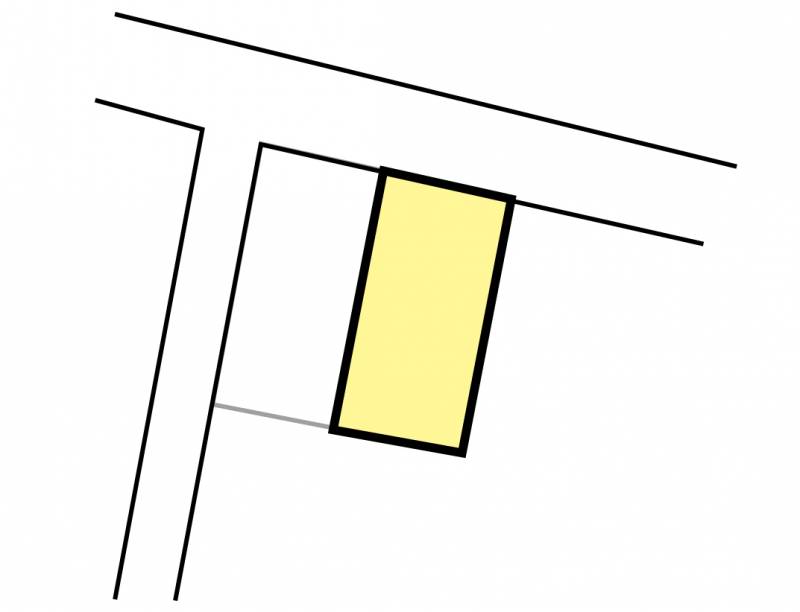 松山市畑寺 全2区画②号地の区画図