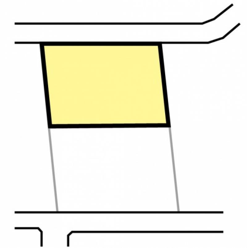 松山市水泥町 水泥分譲地A号地の区画図