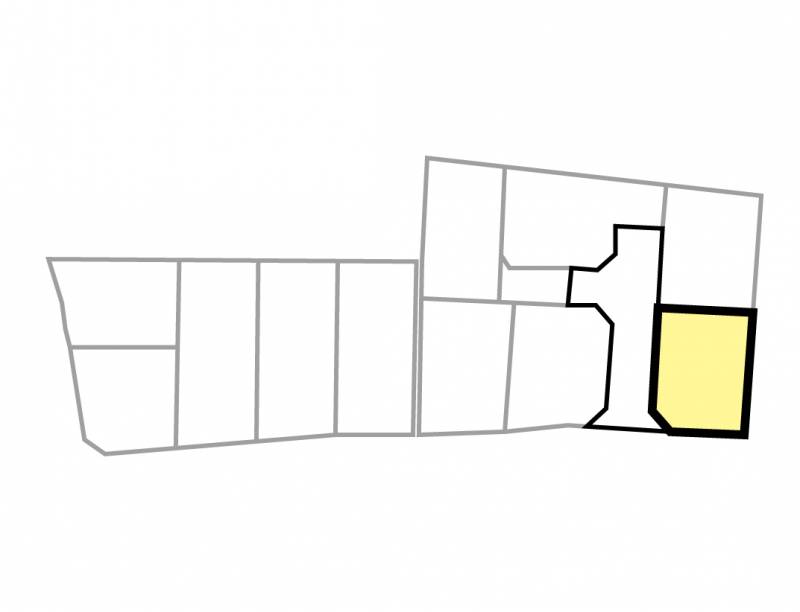 松山市福音寺町 福音寺町全11区画分譲地1号地の区画図