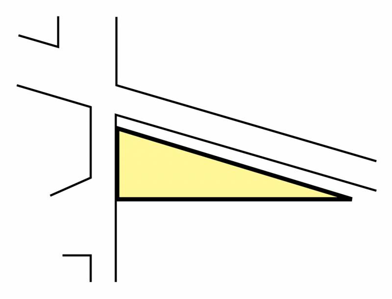 東温市牛渕 の区画図