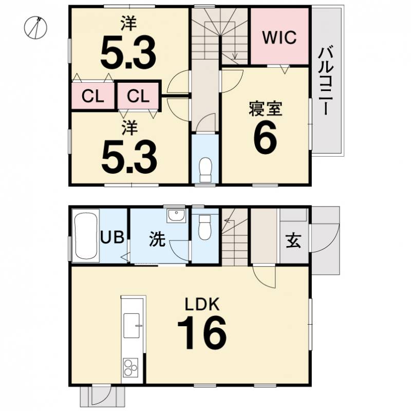 伊予郡砥部町岩谷口 一戸建 砥部町岩谷口 建売住宅②の間取り画像