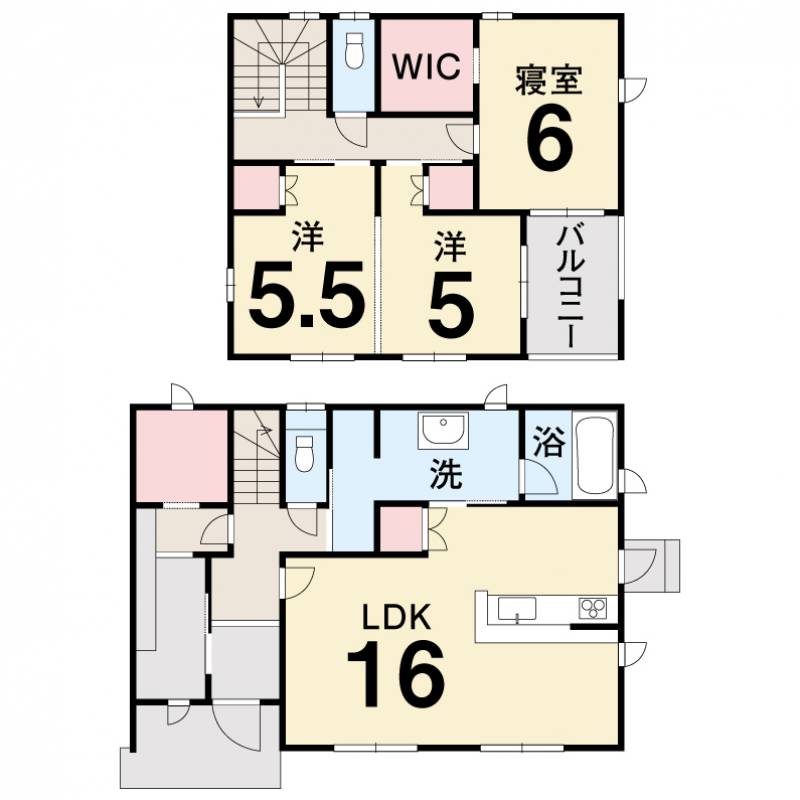 伊予郡松前町北黒田 一戸建 APコティ松前10号地の間取り画像