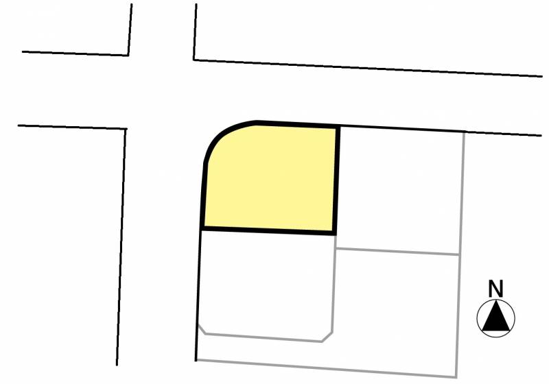 松山市和泉南 シンケンタウン和泉南①号地の区画図