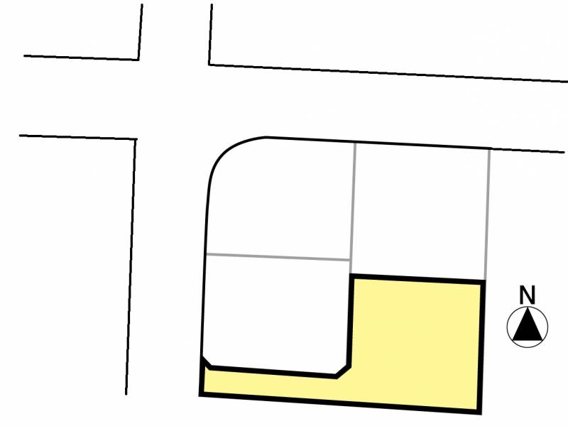 松山市和泉南 シンケンタウン和泉南③号地の区画図