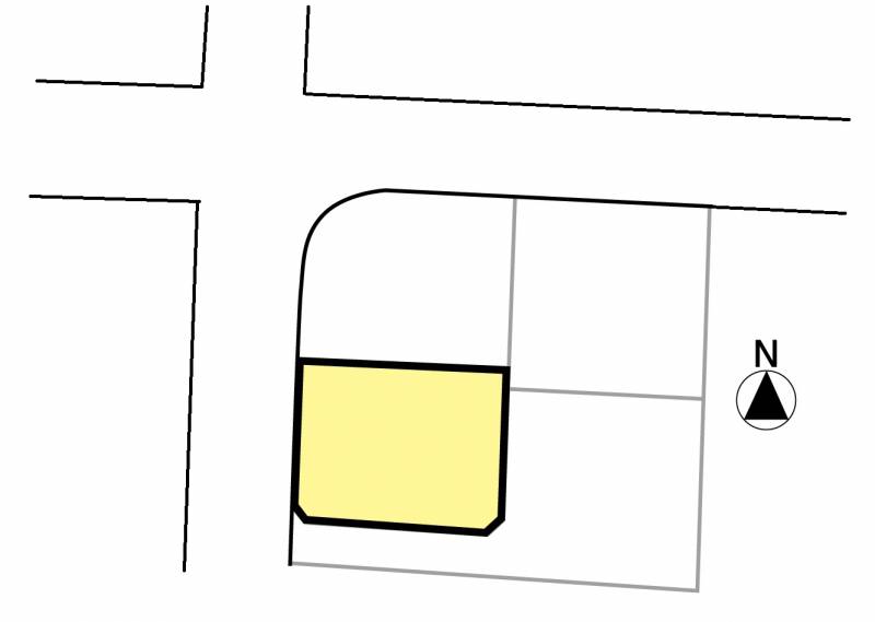 松山市和泉南 シンケンタウン和泉南④号地の区画図