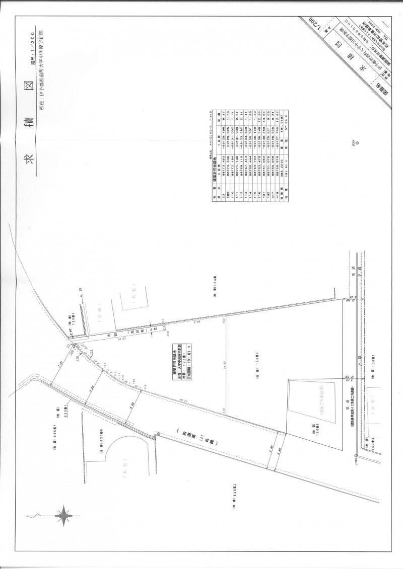 伊予郡松前町中川原 売土地126番1の区画図