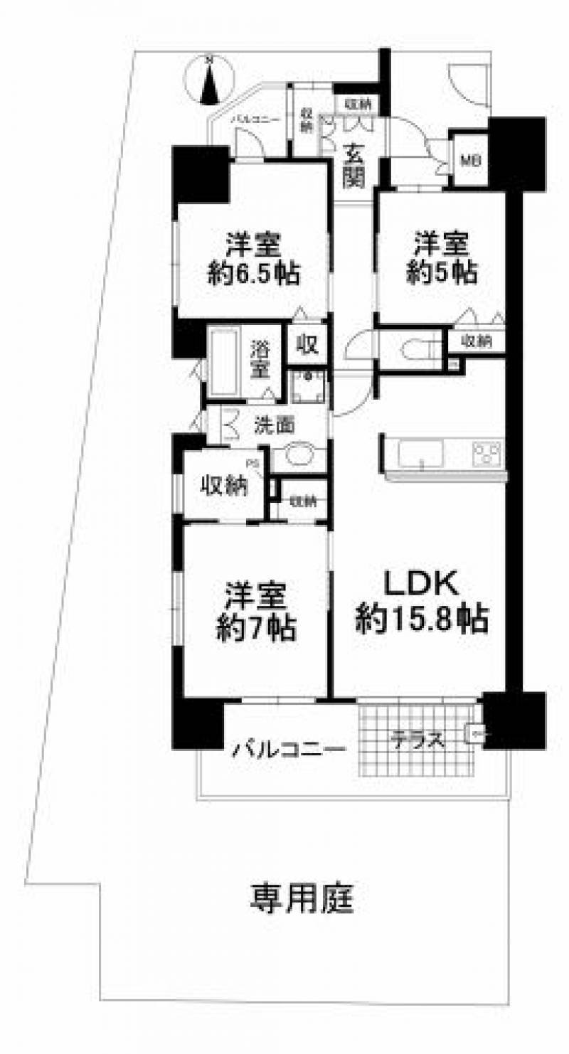 ロイヤルガーデンシティ高砂 の間取り画像