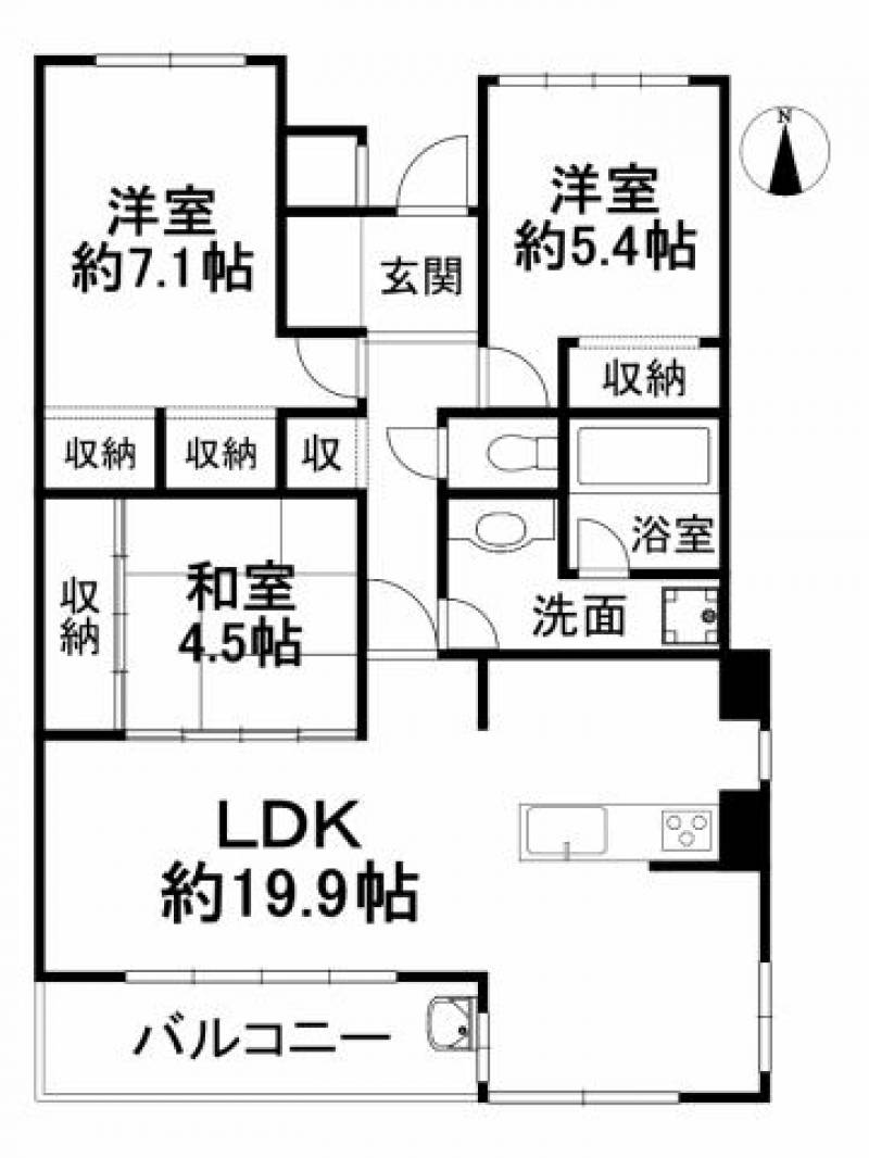 ジョイフルプラザ土居田 の間取り画像