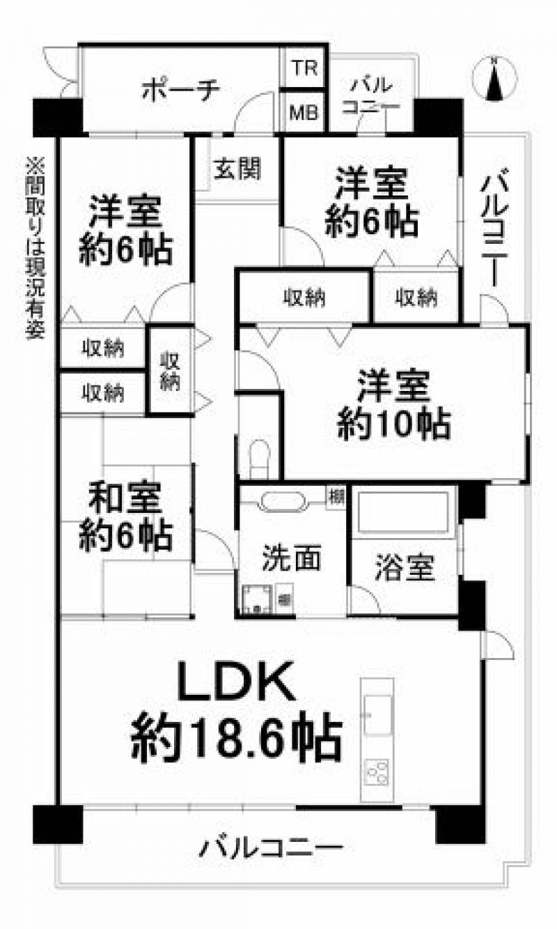 ロージュ石手川南 の間取り画像