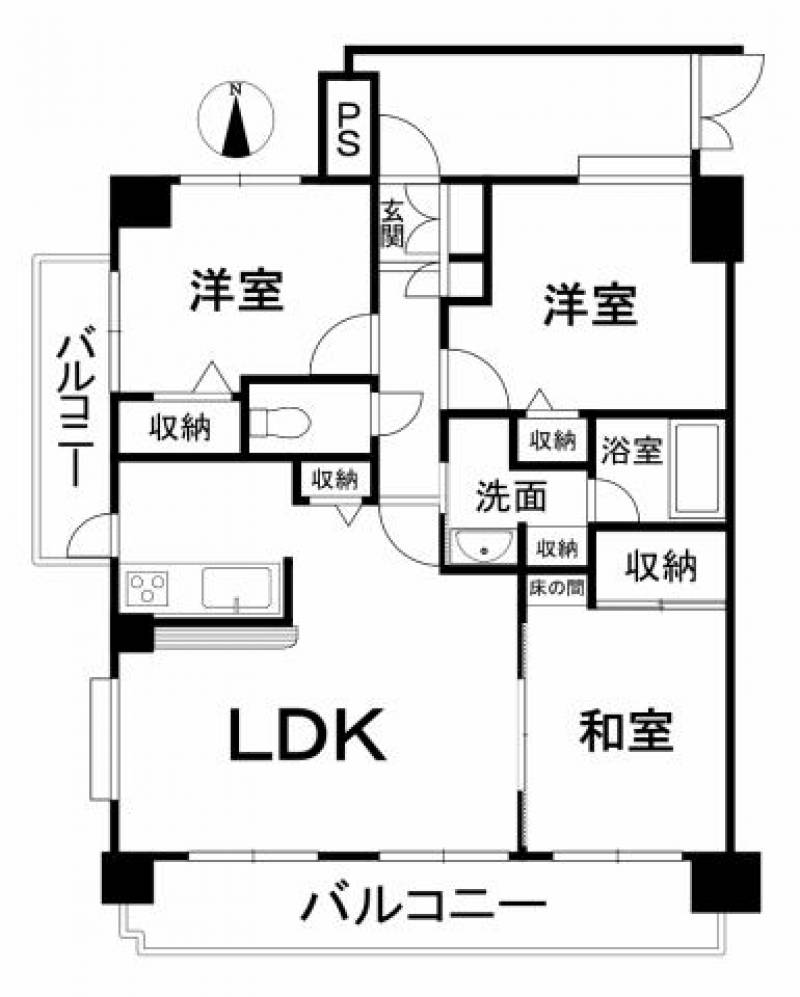 ダイアパレス三番町 の間取り画像