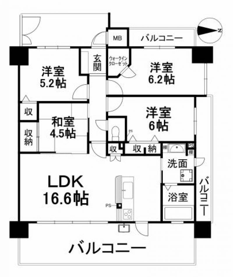 フローレンス清水町 の間取り画像