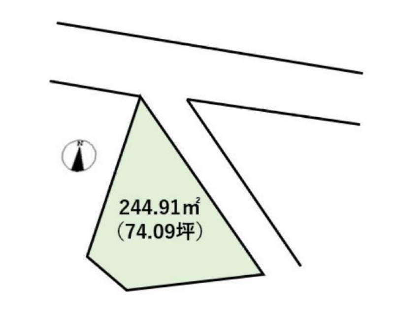 伊予郡砥部町宮内  の区画図