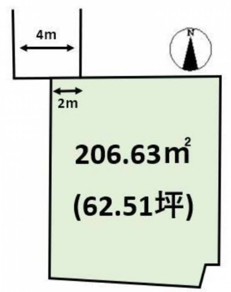 松山市東垣生町  の区画図