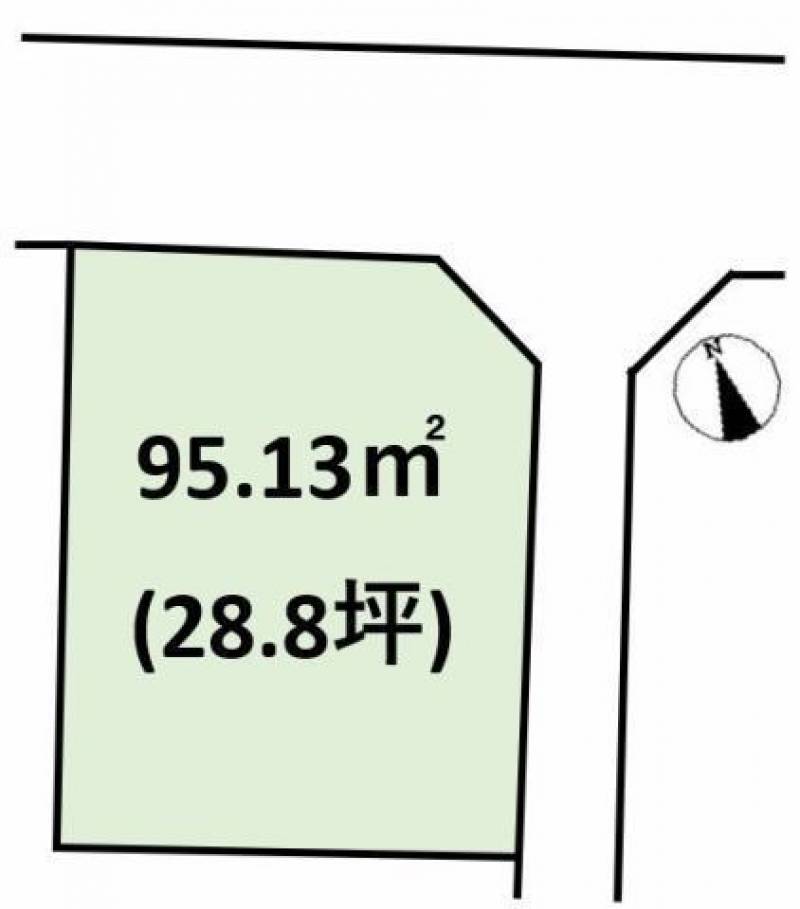 松山市山西町  の区画図