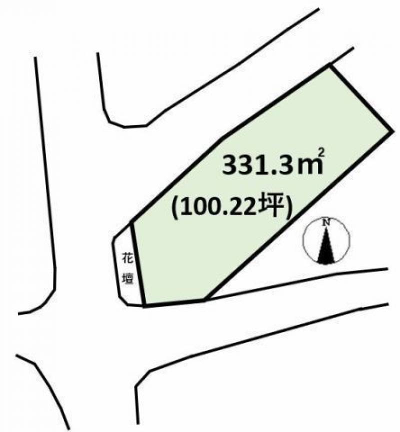 宇和島市津島町岩松  の区画図