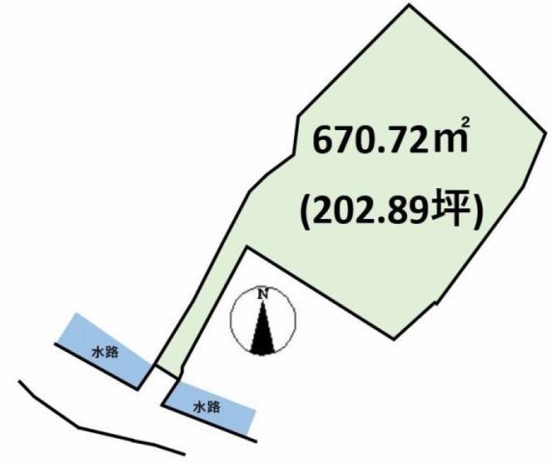 松山市磯河内  の区画図