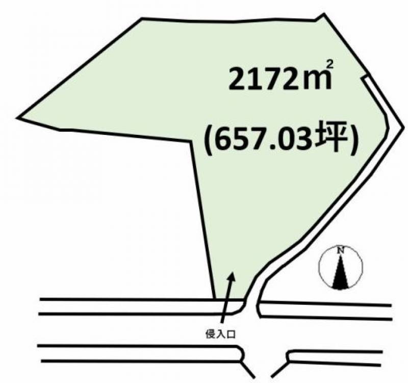 松山市平井町  の区画図