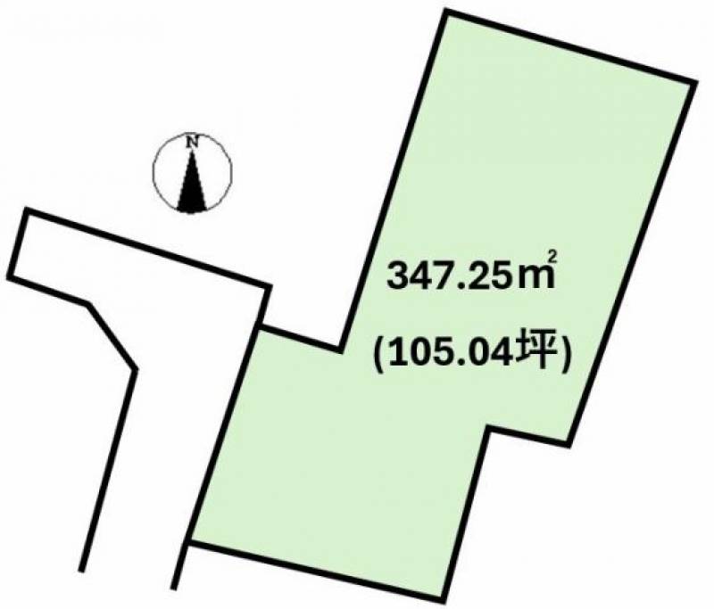 松山市片山  の区画図