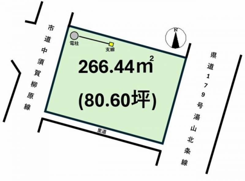 松山市片山  の区画図