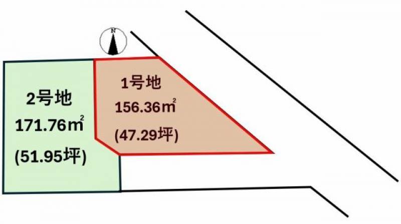 松山市南吉田町  の区画図