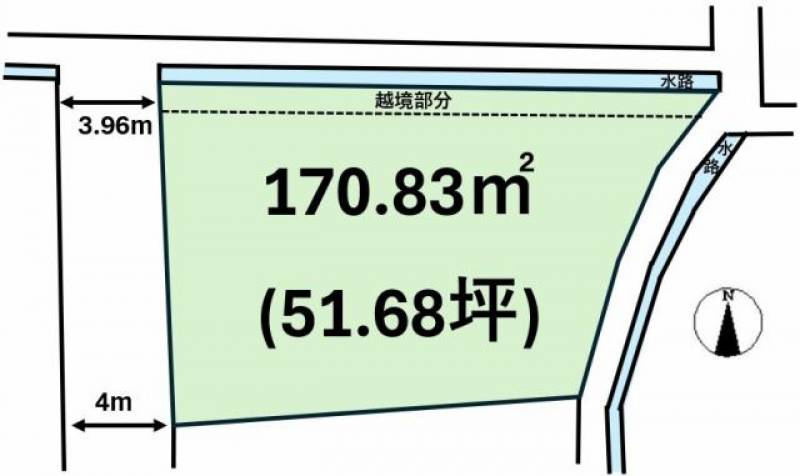 松山市居相  の区画図