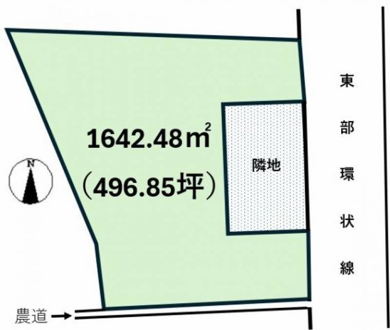 松山市大橋町  の区画図