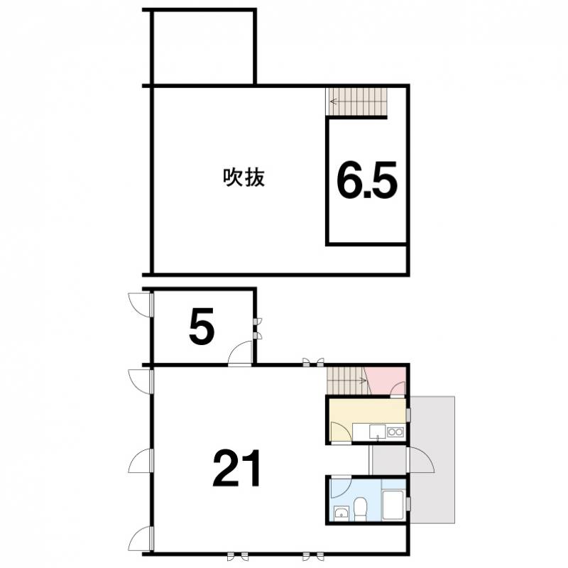 松山市和泉北 一戸建 の間取り画像