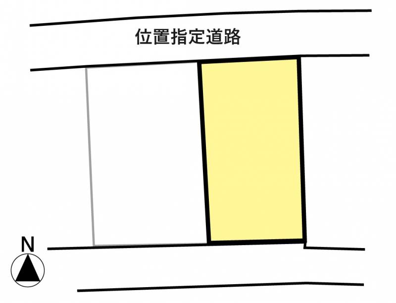 松山市中村 東の区画図