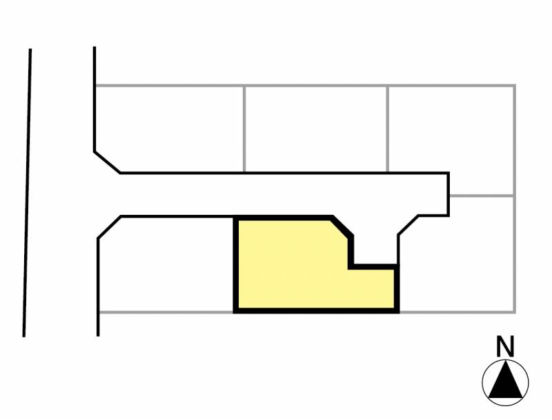 松山市東垣生町 東垣生町6区画5号地の区画図