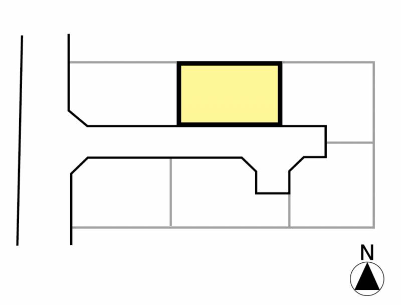 松山市東垣生町 東垣生町6区画2号地の区画図