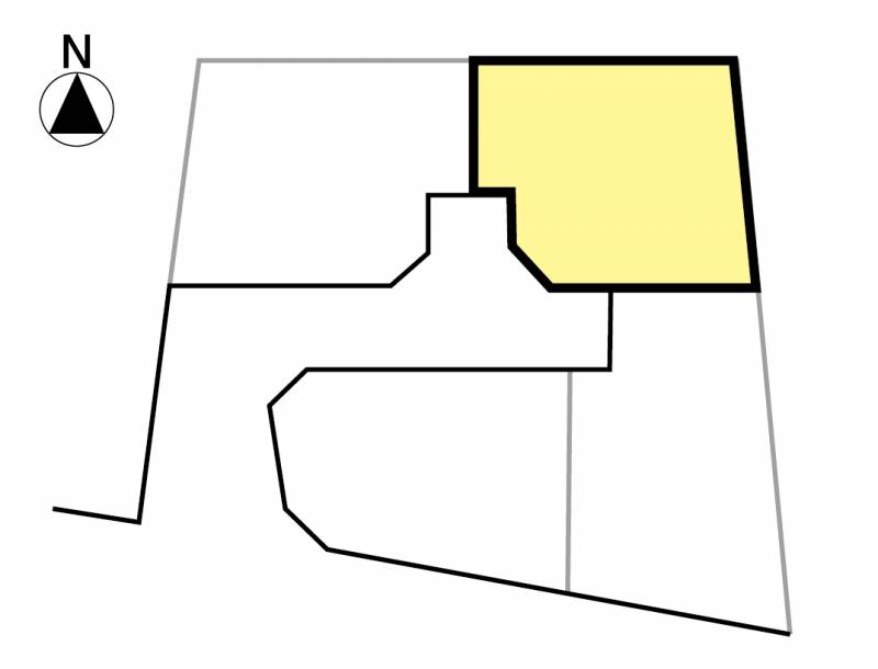 松山市石手 石手5丁目4区画2号地の区画図