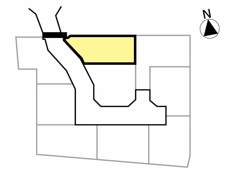 松山市森松町 森松9区画2号地の区画図