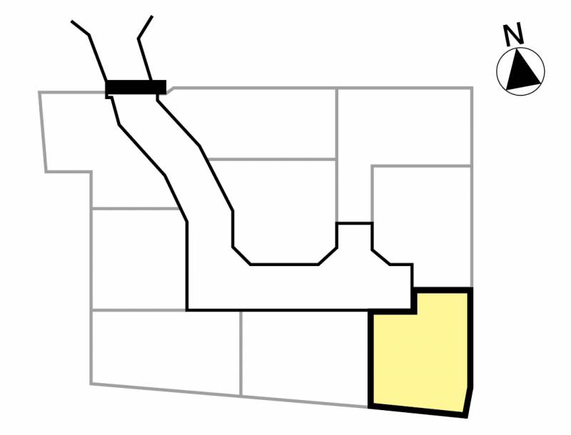 松山市森松町 森松9区画5号地の区画図