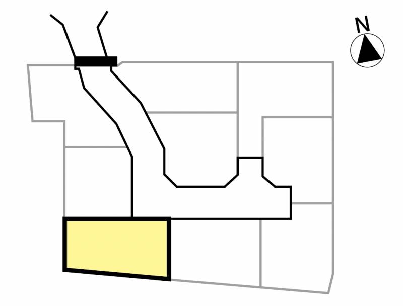 松山市森松町 森松9区画7号地の区画図