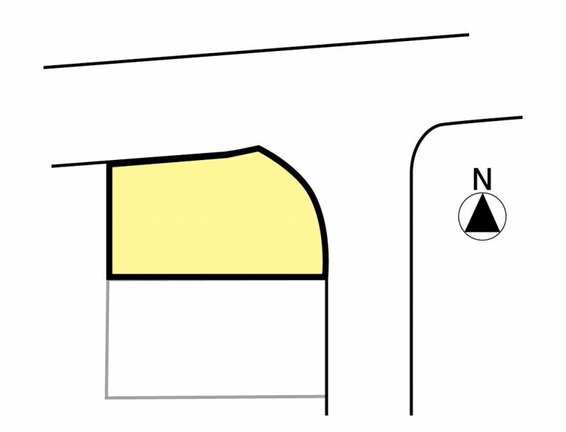 松山市久万ノ台 久万ノ台2区画1号地の区画図