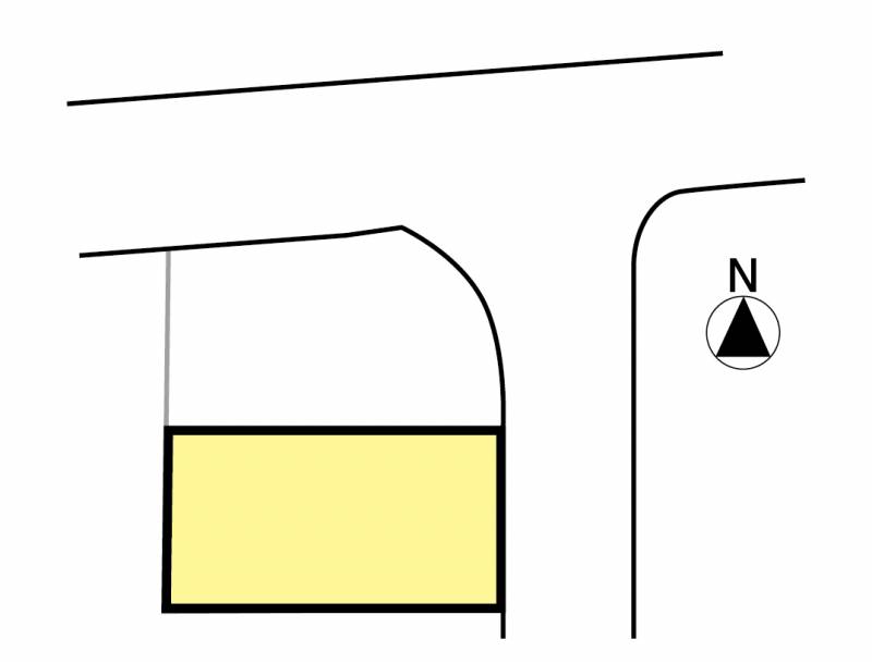 松山市久万ノ台 久万ノ台2区画2号地の区画図