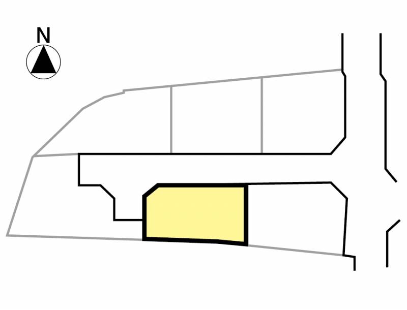 松山市土居町 土居町5区画1号地の区画図