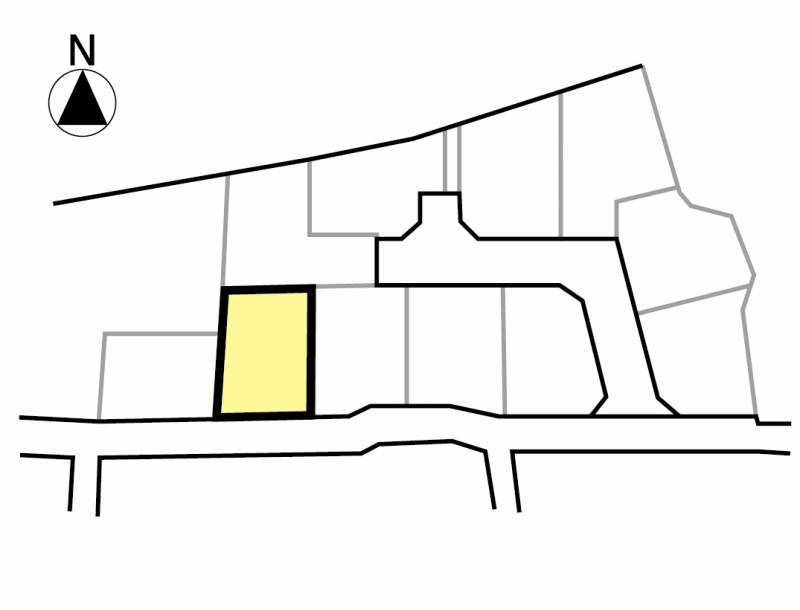 松山市森松町 森松町11区画4号地の区画図