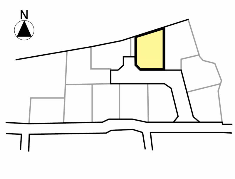 松山市森松町 森松町11区画8号地の区画図