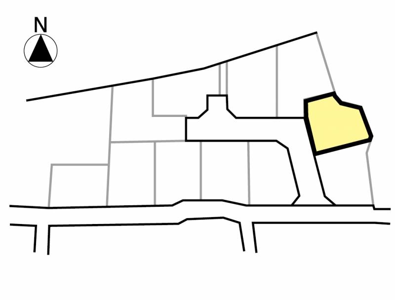 松山市森松町 森松町11区画10号地の区画図