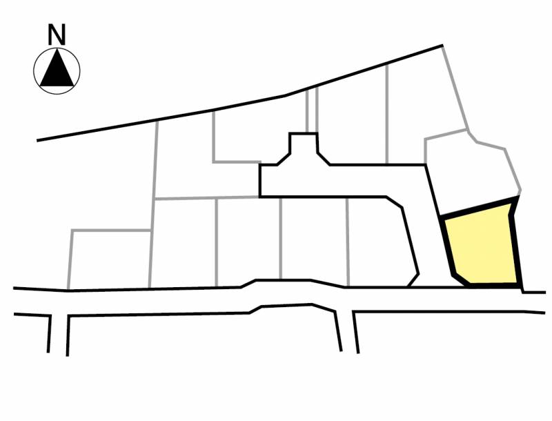 松山市森松町 森松町11区画11号地の区画図