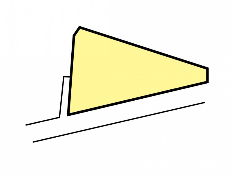 東温市牛渕 牛渕1区画1号地の区画図